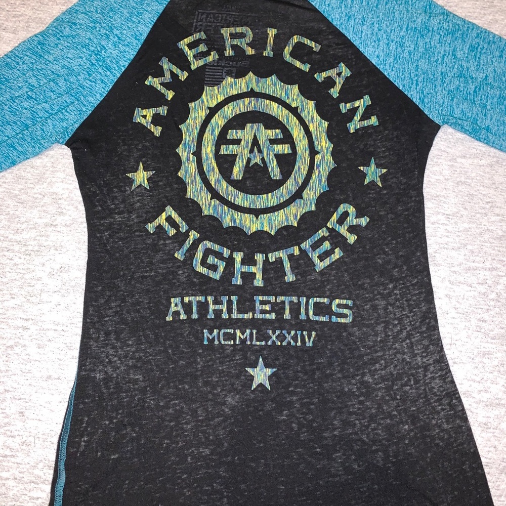 American fighter shirt sizes small